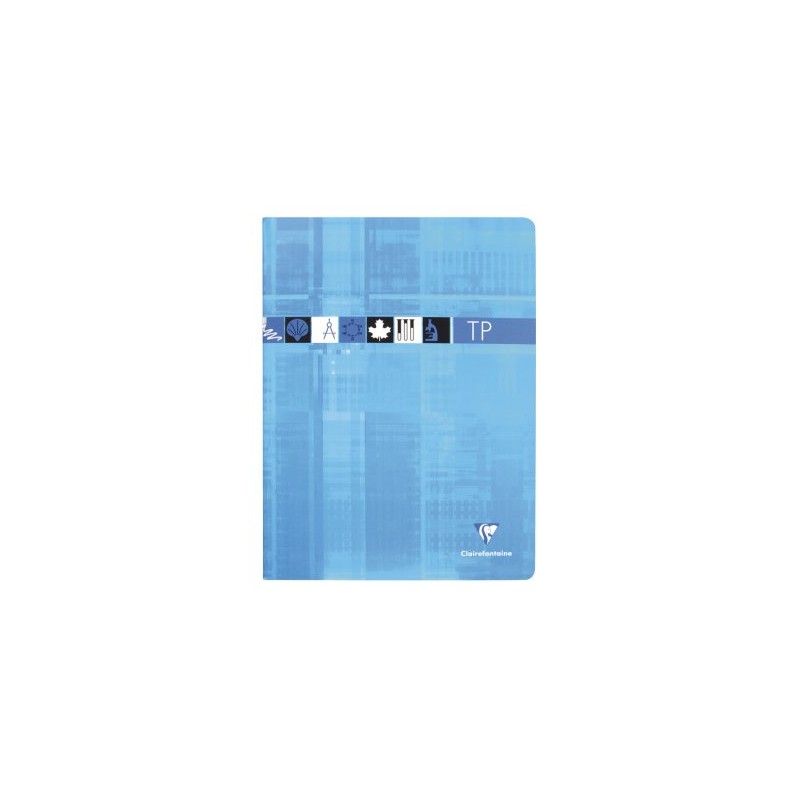 Cahier piqué - 17x22 cm - Koverbook - Clairefontaine - 96 pages grands  carreaux - Bleu - Cahiers - Carnets - Blocs notes - Répertoires