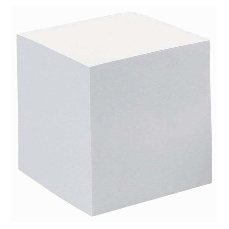 Bloc cube blanc - 680 feuillets - Notes repositionnables - Post-it