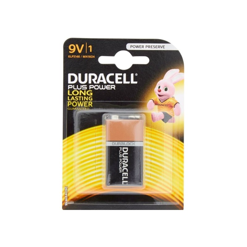 Plus 9V (MN1604/6LR61) - Duracell - VitalAbo Online Shop Europe