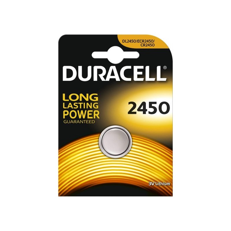 Duracell - Pile bouton au lithium 2450 3 V - Batterie longue durée - 1 pièce