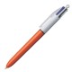 Stylo bille BIC 4 couleurs pointe fine