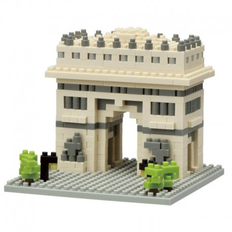 Nanoblock Arc de Triomphe Paris - 480 pièces - Difficulté 2/5