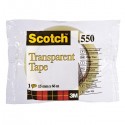 Scotch Ruban adhésif Transparent Rouleau 15 mm x 66 m Diamètre 7,5 cm (gros trou)