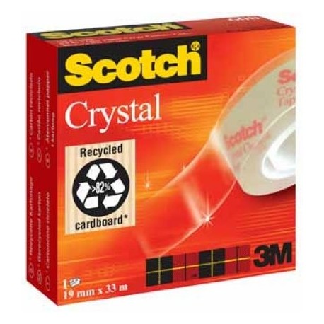 Scotch Crystal - Ruban adhésif - 19 mm x 33 m