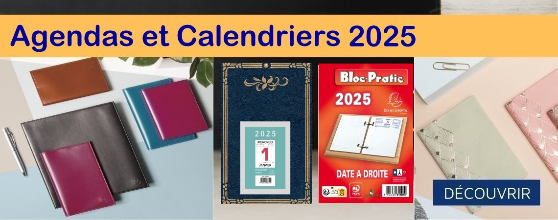 Calendriers et Agendas 2025